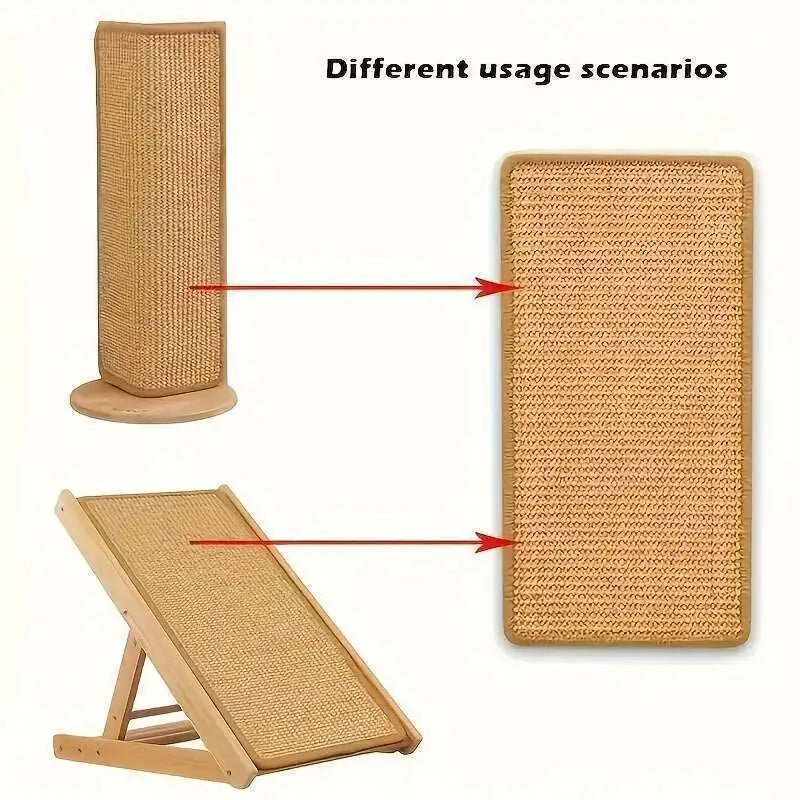 1pc Durable Hemp Rope Cat and Rabbit Scratching Board - No Mess Sofa