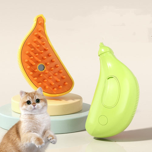3 In 1 Pet Steam Brush Cat Dog Cleaning Steamy Spray Massage comb